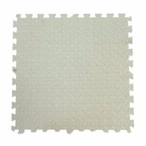 Thảm Xốp Ghép Trải Sàn Vân Lá 60x60cm – 10mm Xám Nhạt