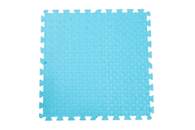 Thảm Xốp Ghép Trải Sàn 60cm X 60cm Vân Lá Xanh Lam