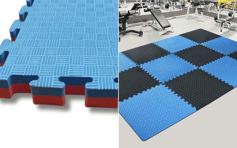 Sản Xuất Thảm Tập Võ 1mx1mx3cm, 2 Mặt 2 Màu, Giao Hàng Toàn Quốc