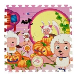 Thảm Xốp Ghép Tranh Ngộ Nghĩnh 42x42cm -10mm Cừu Trắng