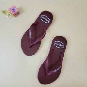 Dép Tông Xỏ Ngón Hanavaise Nâu Đỏ Size 34-45 Âu Lạc