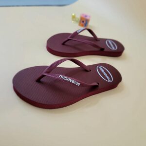 Dép Tông Xỏ Ngón Hanavaise Nâu Đỏ Size 34-45 Âu Lạc