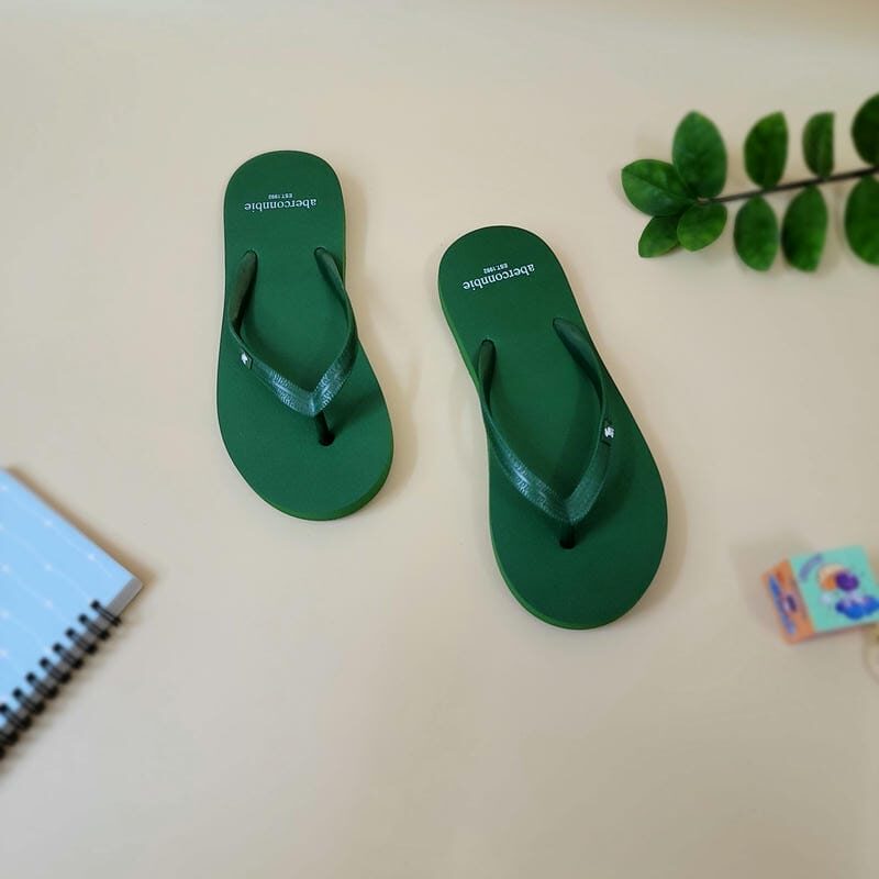 Dép Xỏ Ngón Aberconnbie Xanh Lá Size 34-43 Nam Nữ Âu Lạc 4