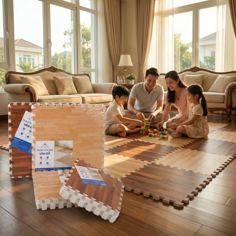 Thảm Vân Gỗ 60x60cm
