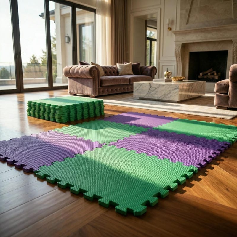 Thảm Ghép Vân Lá - Múi Khế 2