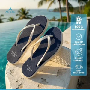 Dép Tông Nữ Thiết Kế Liền Khối, Mượt Mà Tone Xanh Navy LP06Dép Tông Nữ Đơn Giản Thiết Kế Liền Khối