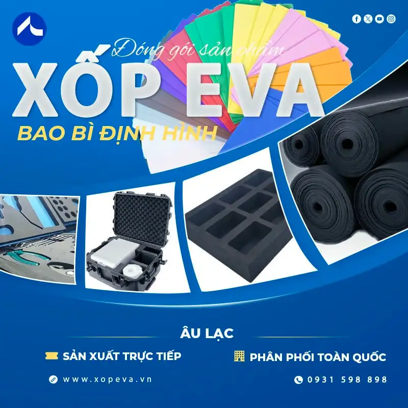 Xốp Eva Cho Sản Xuất Bao Bì định Hình