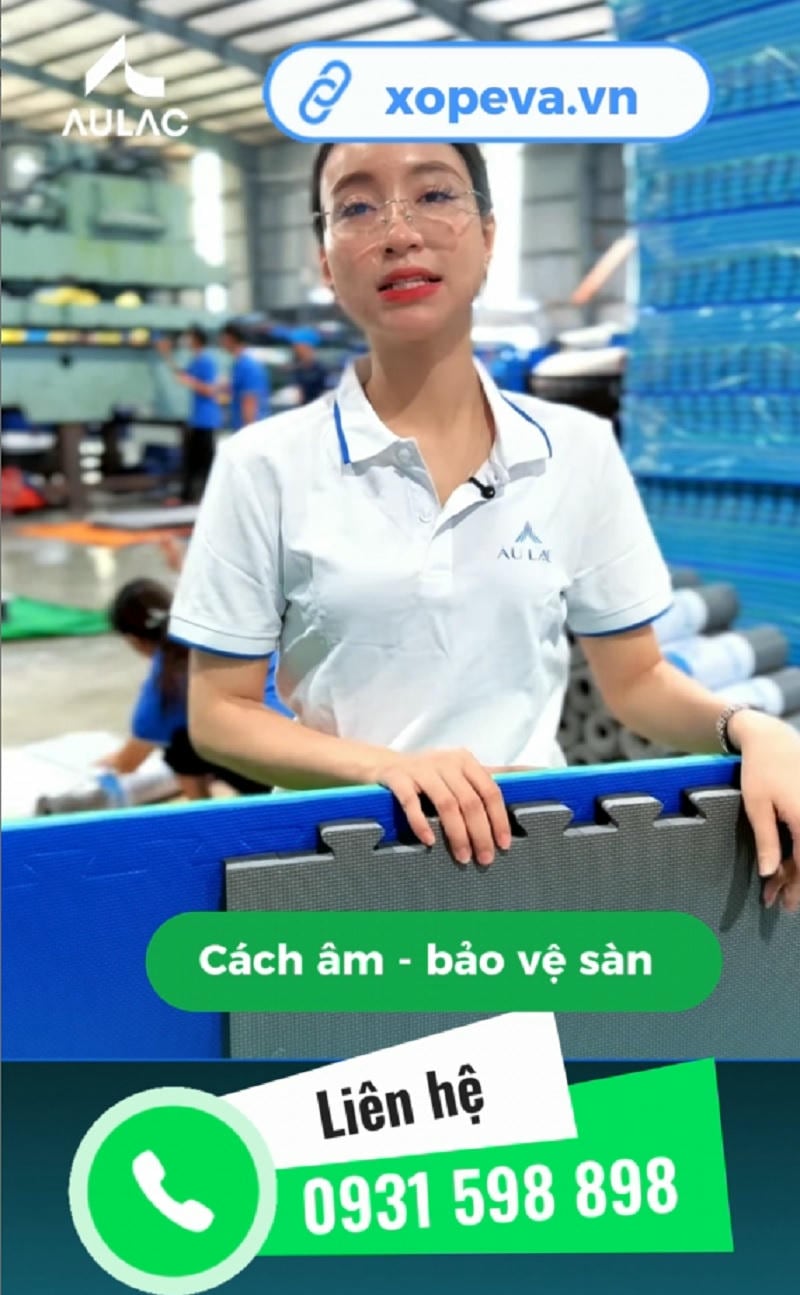 Thảm Thể Thao - Gym - Võ thuật 1x1m Dày 2cm - 3cm