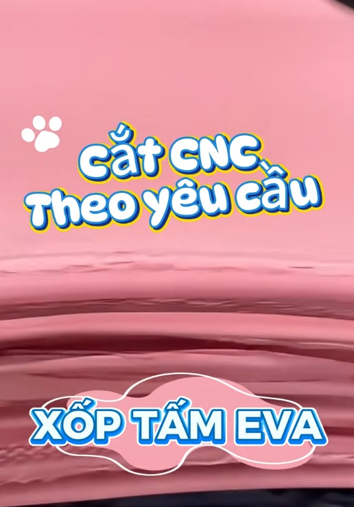 Xốp Tấm Eva Màu Hồng